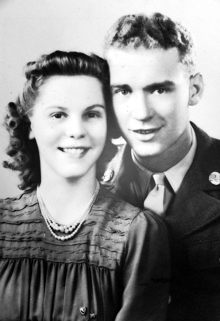 Portrait of Tootie and Ron Mason